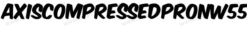 AXISCompressedProNW55 M Regular字体转换